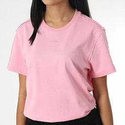 Promo 🧨 Tee 👕 Shirt Femme HL9134 Rose de Adidas Originals 👏 -Pas Cher adidas Magasin adidas 340447 HL9134 20221031T154953 03