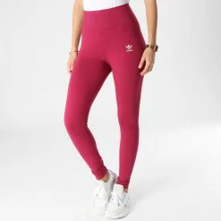 Tout neuf 😍 Legging Femme HM1821 Bordeaux de Adidas Originals ⭐ -Pas Cher adidas Magasin adidas 340527 HM1821 20221110T143540 03