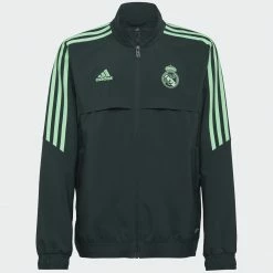 Vente flash 🌟 Veste Zippée A Bandes Enfant Real Madrid HD1218 Vert de Adidas Performance ⭐