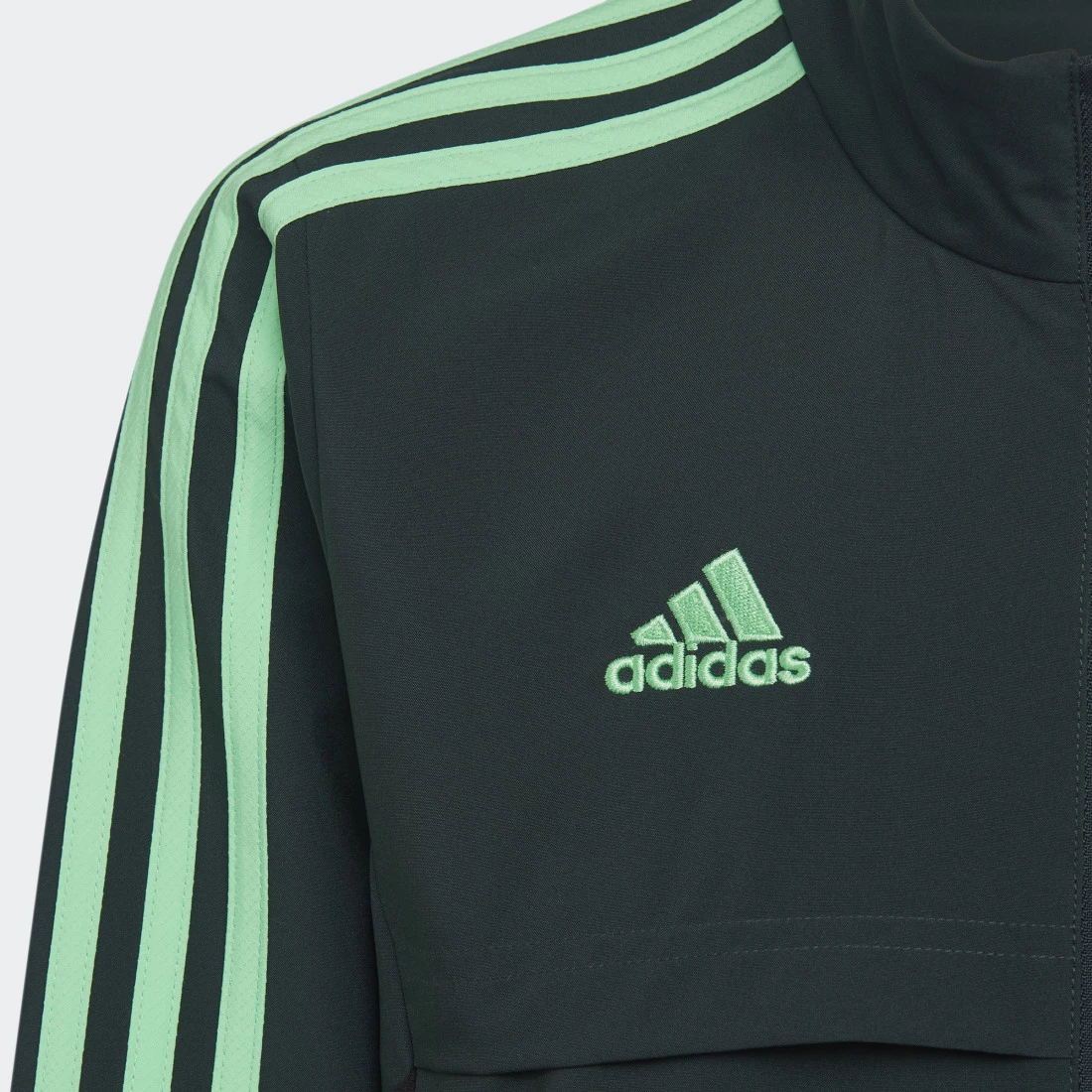 Vente flash 🌟 Veste Zippée A Bandes Enfant Real Madrid HD1218 Vert de Adidas Performance ⭐ 5 Vente flash 🌟 Veste Zippée A Bandes Enfant Real Madrid HD1218 Vert de Adidas Performance ⭐ – Image 3