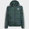 Meilleure affaire 🧨 Doudoune Capuche A Bandes Enfant HK0386 Vert de Adidas Originals 🔔 -Pas Cher adidas Magasin adidas 342627 HK0386 20221114T141942 01