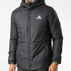 Promo ⌛ Doudoune Capuche HG6276 Noir de adidas 🤩 -Pas Cher adidas Magasin adidas 342953 HG6276 20221024T151853 03