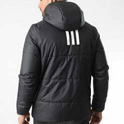 Promo ⌛ Doudoune Capuche HG6276 Noir de adidas 🤩 -Pas Cher adidas Magasin adidas 342953 HG6276 20221024T151854 04