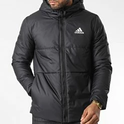 Promo ⌛ Doudoune Capuche HG6276 Noir de adidas 🤩 -Pas Cher adidas Magasin adidas 342953 HG6276 20221024T151856 05