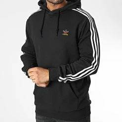 Top 10 🔥 Sweat Capuche A Bandes HK7396 Noir de Adidas Originals 🔥 10 Top 10 🔥 Sweat Capuche A Bandes HK7396 Noir de Adidas Originals 🔥 -Pas Cher adidas Magasin adidas 342961 HK7396 20221013T152623 03