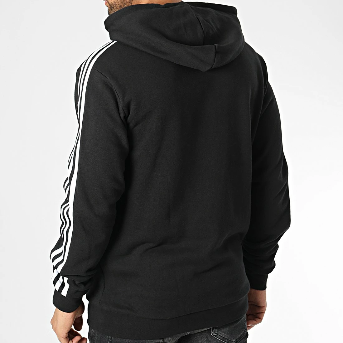 Top 10 🔥 Sweat Capuche A Bandes HK7396 Noir de Adidas Originals 🔥 8 Top 10 🔥 Sweat Capuche A Bandes HK7396 Noir de Adidas Originals 🔥 – Image 6