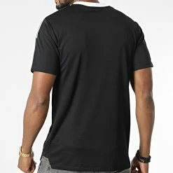 Promo ⭐ Tee 👕 Shirt A Bandes Tiro 21 GM7586 Noir de adidas ⌛ -Pas Cher adidas Magasin adidas 343373 GM7586 20221014T151048 04