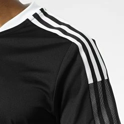 Promo ⭐ Tee 👕 Shirt A Bandes Tiro 21 GM7586 Noir de adidas ⌛ -Pas Cher adidas Magasin adidas 343373 GM7586 20221014T151050 06