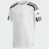 Grosses soldes 😍 Tee 👕 Shirt A Bandes Enfant Squad 21 GN5738 Blanc de Adidas Performance 🌟 -Pas Cher adidas Magasin adidas 343739 GN5738 20221114T141823 01