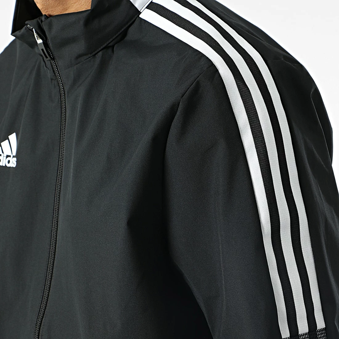 Nouveau 👍 Veste Zippée Capuche GH4466 Noir de Adidas Performance 🔔 4 Nouveau 👍 Veste Zippée Capuche GH4466 Noir de Adidas Performance 🔔 – Image 2