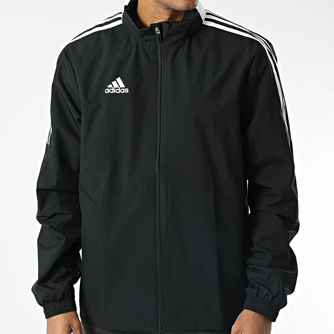Nouveau 👍 Veste Zippée Capuche GH4466 Noir de Adidas Performance 🔔 5 Nouveau 👍 Veste Zippée Capuche GH4466 Noir de Adidas Performance 🔔 – Image 3