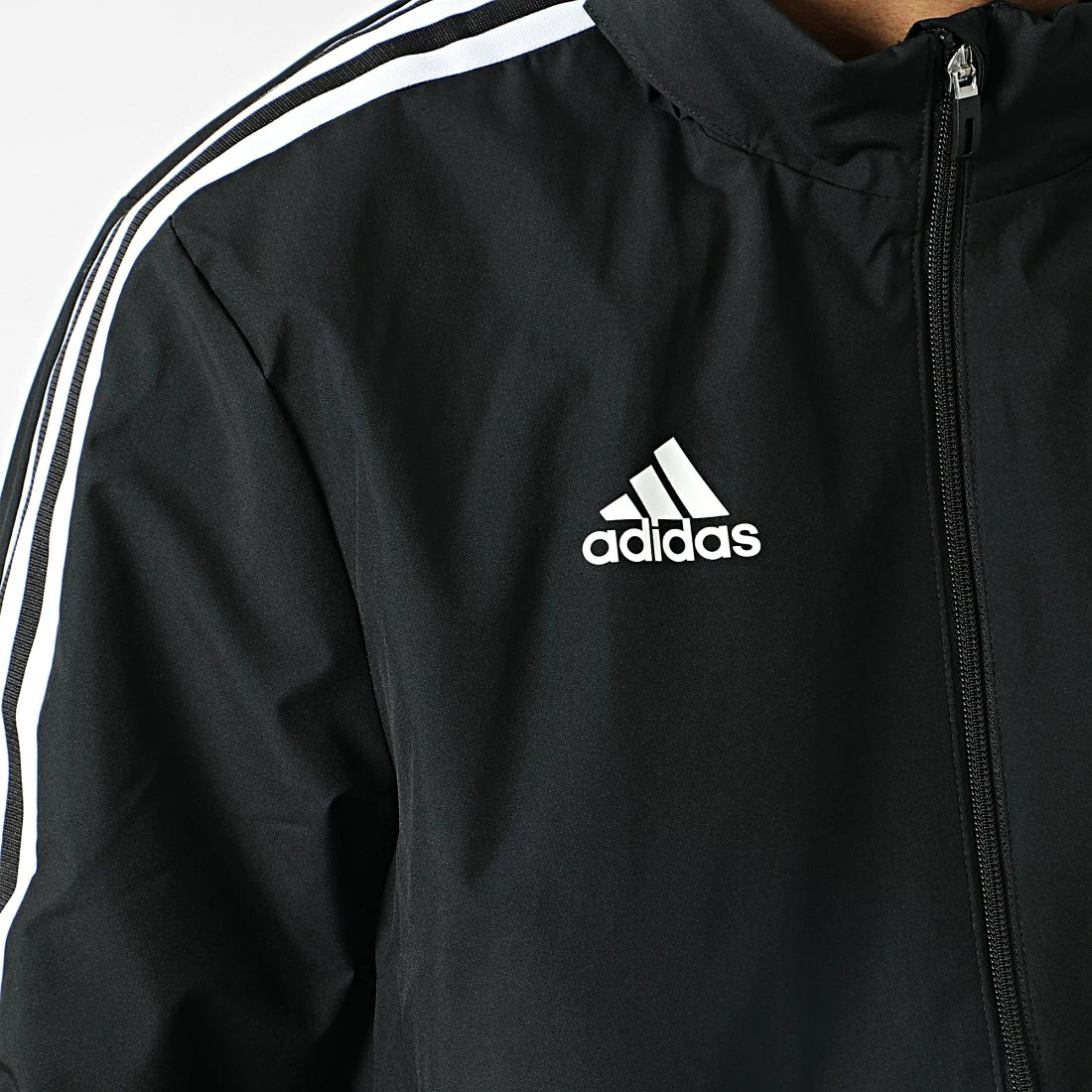 Nouveau 👍 Veste Zippée Capuche GH4466 Noir de Adidas Performance 🔔 6 Nouveau 👍 Veste Zippée Capuche GH4466 Noir de Adidas Performance 🔔 – Image 4