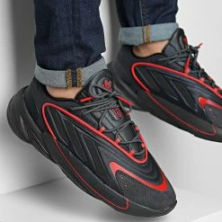 Bon marché 🎁 Baskets Ozelia Bayern Munchen HP7812 Carbon Core Black Red de Adidas Originals 🛒