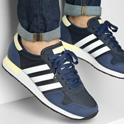 Meilleure affaire 🥰 Baskets USA 84 GX4584 Legacy Ink Almond Yellow de Adidas Originals 🥰