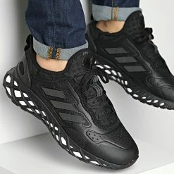 Remise 🎉 Baskets Web Boost GZ6445 Core Black Core Black de Adidas Originals 👏