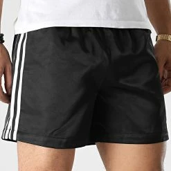 Nouveau 🔥 Short Jogging A Bandes HK7414 Noir de Adidas Originals 😍 -Pas Cher adidas Magasin adidas 345939 HK7414 20221108T151842 05
