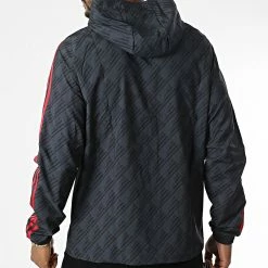 Sortie ⭐ Veste Zippée Capuche A Bandes Manchester United FC HE6650 Gris Anthracite de Adidas Performance 😉 -Pas Cher adidas Magasin adidas 346256 HE6650 20221031T154415 04