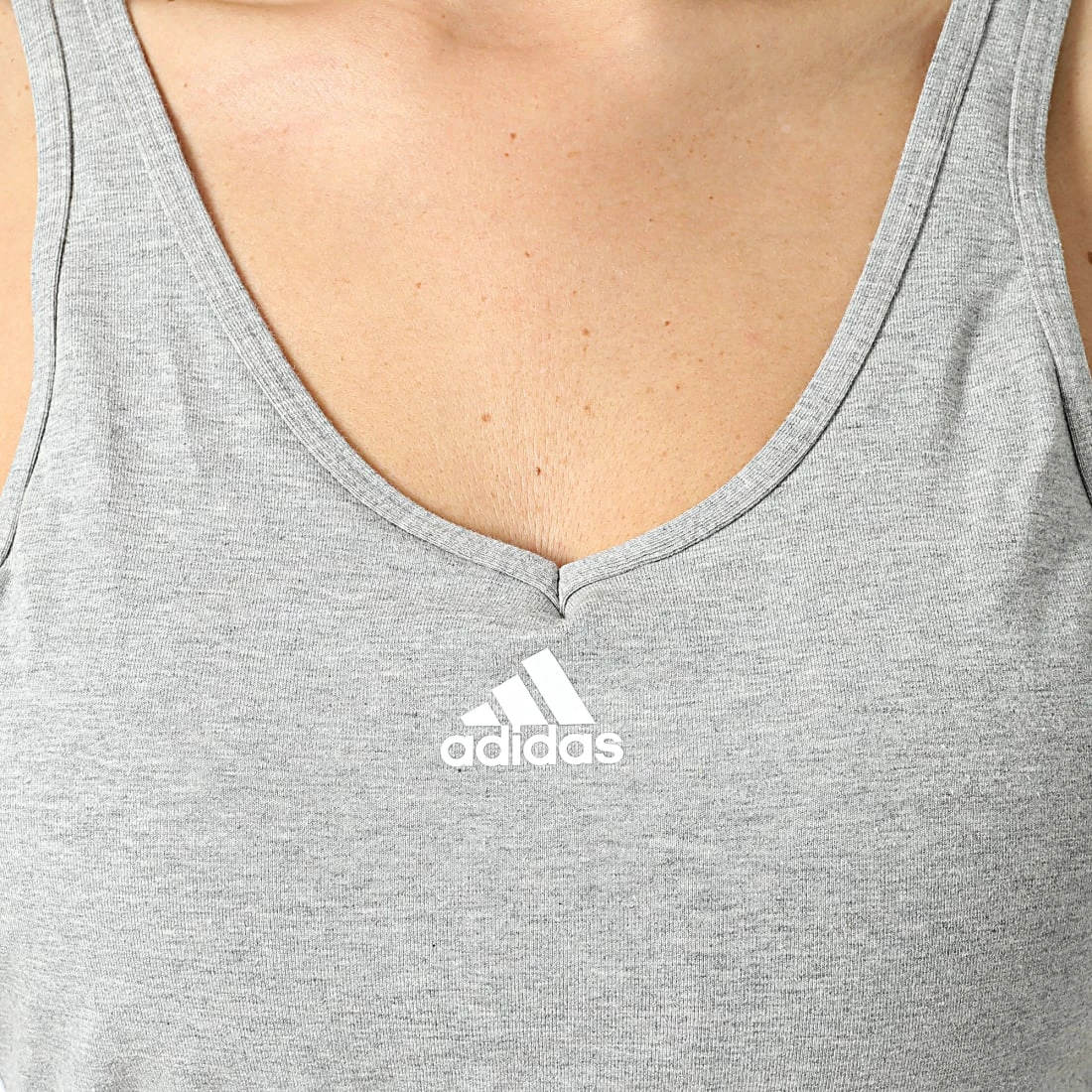 Bon marché 🥰 Brassière Femme 3 Stripes GS1357 Gris Chiné de Adidas Originals 🧨 4 Bon marché 🥰 Brassière Femme 3 Stripes GS1357 Gris Chiné de Adidas Originals 🧨 – Image 2