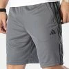Coupon 🔔 Short Jogging A Bandes 3 Stripes IB8245 Gris de Adidas Performance 😍