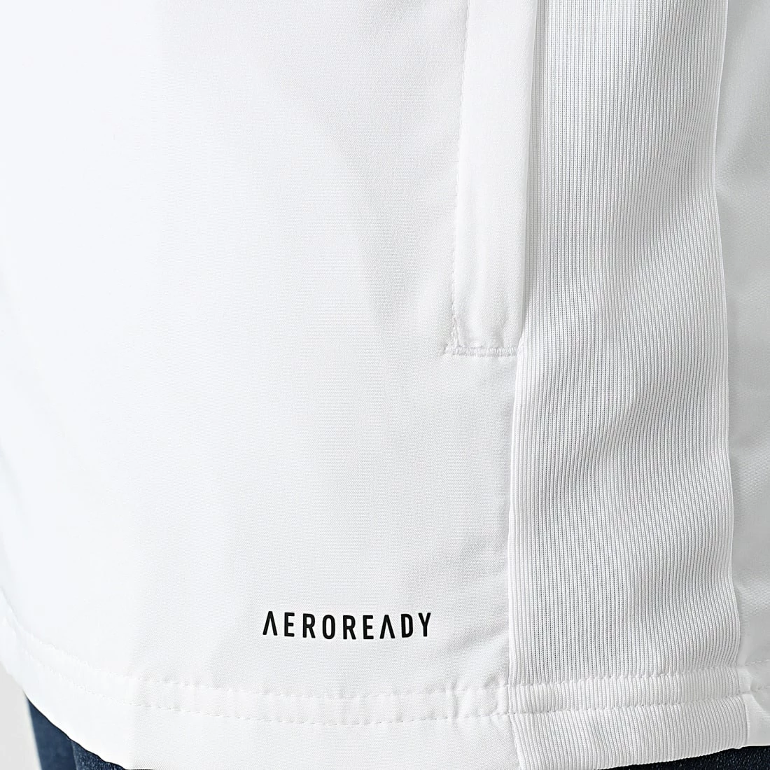 Meilleure affaire 😀 Veste Zippée Capuche A Bandes GP4966 Blanc de Adidas Performance ⌛ 6 Meilleure affaire 😀 Veste Zippée Capuche A Bandes GP4966 Blanc de Adidas Performance ⌛ – Image 4