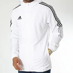 Meilleure affaire 😀 Veste Zippée Capuche A Bandes GP4966 Blanc de Adidas Performance ⌛ 12 Meilleure affaire 😀 Veste Zippée Capuche A Bandes GP4966 Blanc de Adidas Performance ⌛ -Pas Cher adidas Magasin ventiuno 343053 GP4966 20221013T152711 05